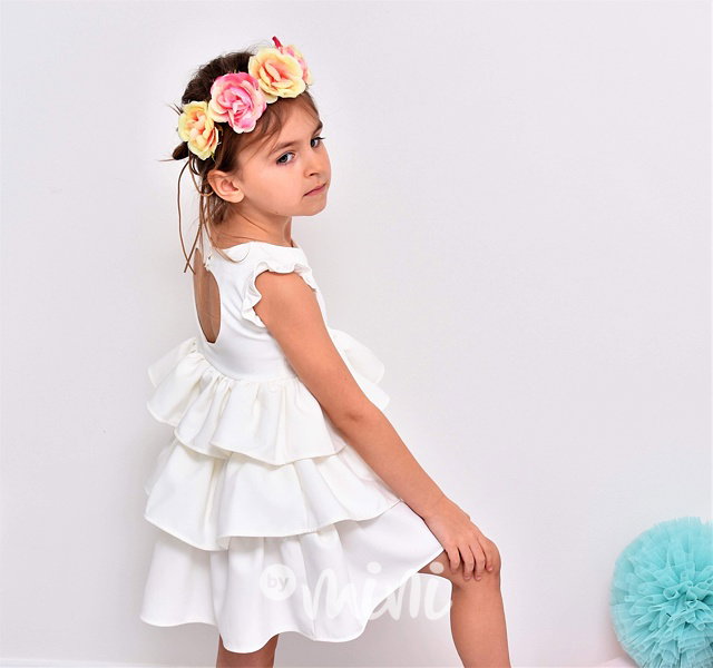 Šatičky pro družičky #Luxury dress "Heart cream"