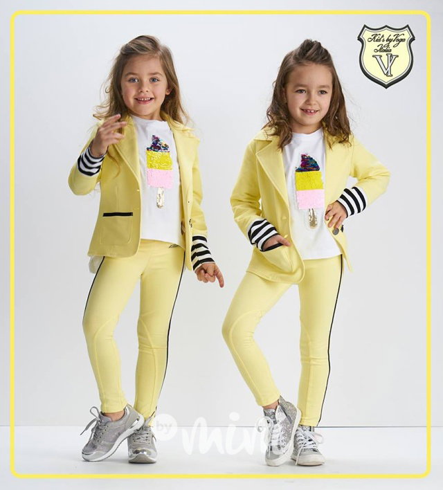 Ice cream yellow komplet
