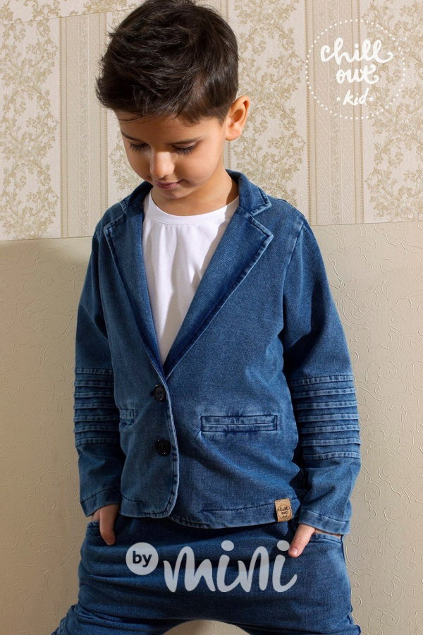 Jeans sako & baggy tepláčky