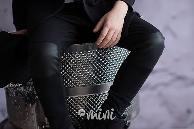 Černá leather souprava