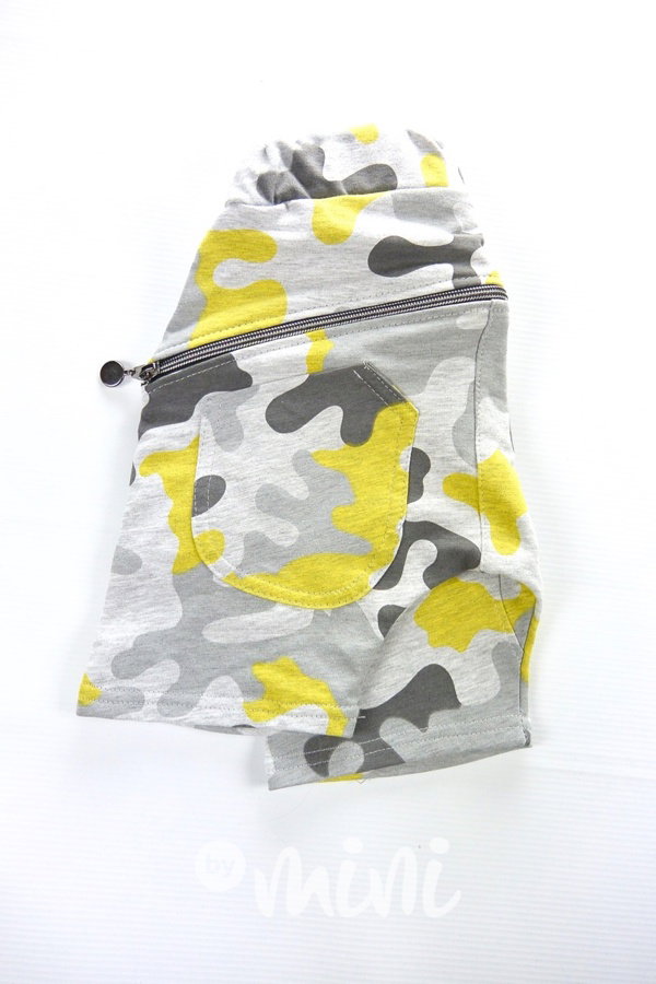 Army zipové kraťasy