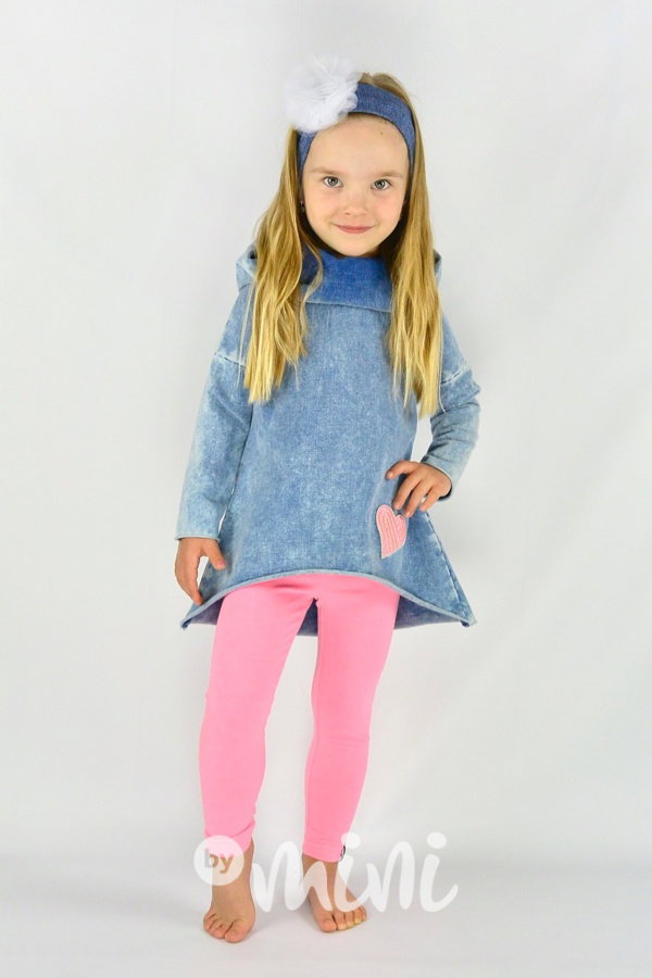 Atypická jeans mikina