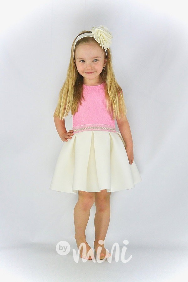 Luxury dress pearls pink