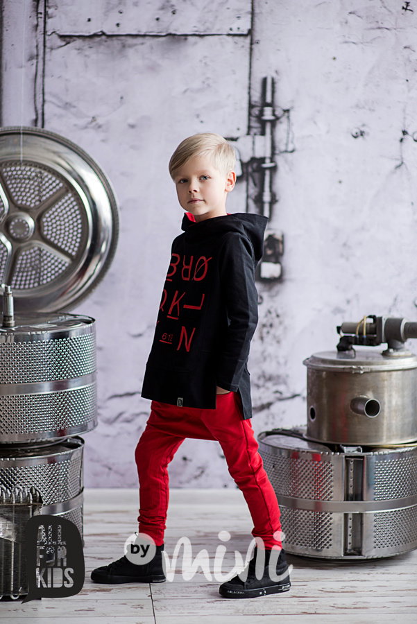 Brooklyn black/red komplet