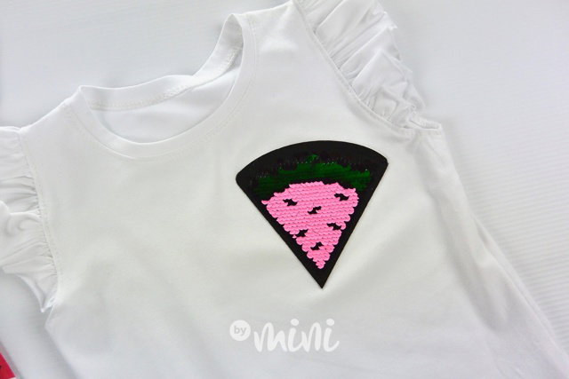 3ks Pink Watermelon summer komplet - flitry