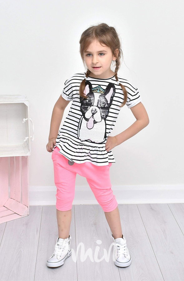 Summer neon pink baggy shorts