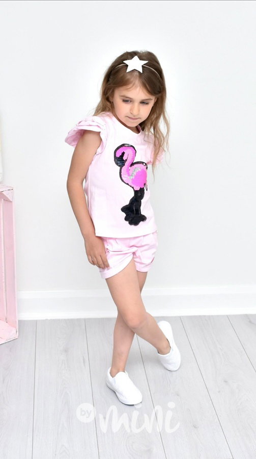 Flamingo summer set pink