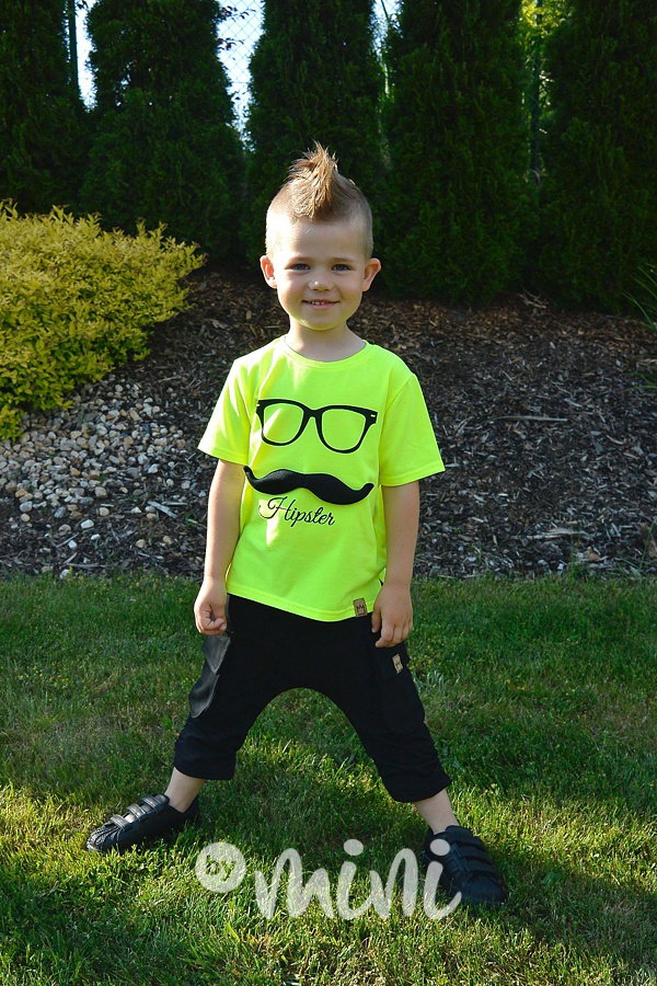Hipster neon triko
