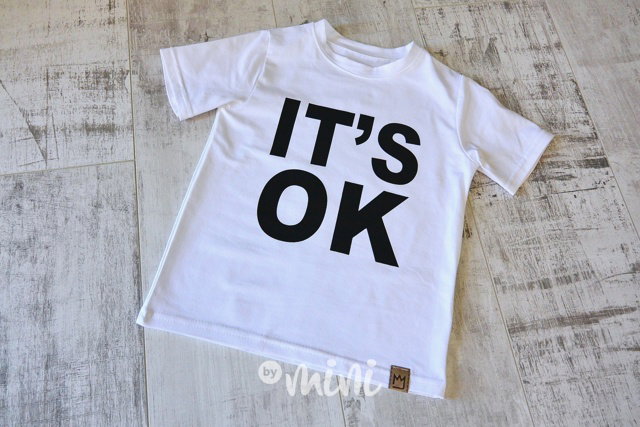 It's OK triko bílé