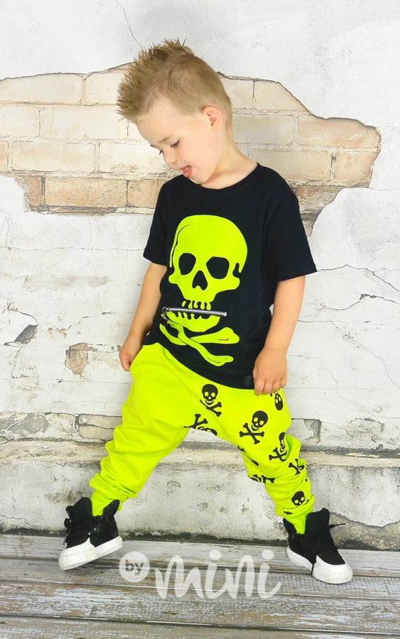 Lemon skull baggy