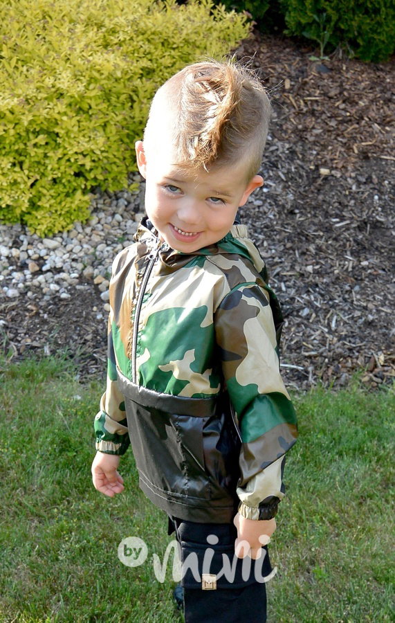Army/Black bunda větrovka