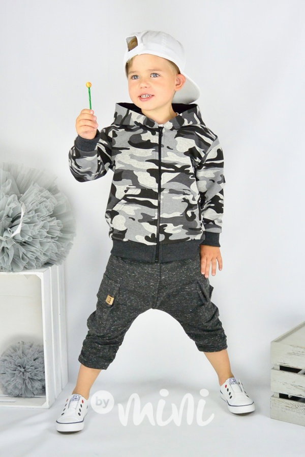 Grey army mikina