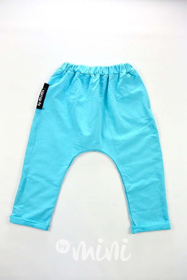 Sky blue 3/4 baggy tepláčky
