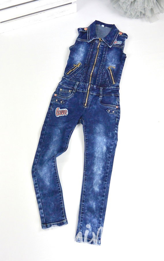 Jeans kombinéza