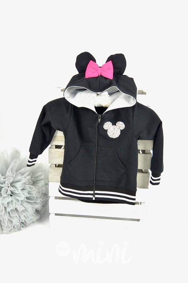 Minnie bow mikča černá