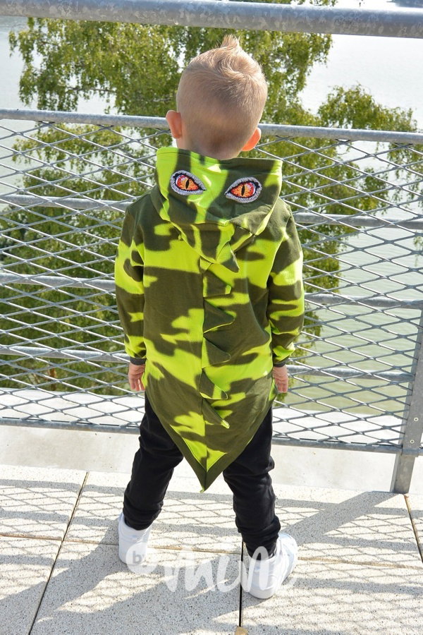 DINO atypická mikča zelená army