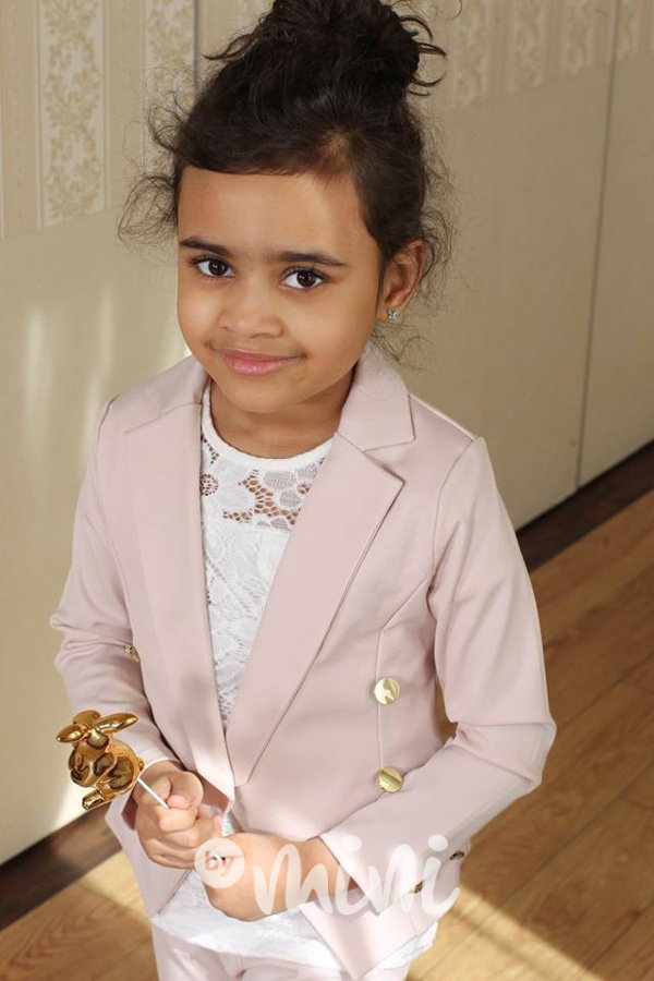 Luxury elegantní sáčkový komplet pink