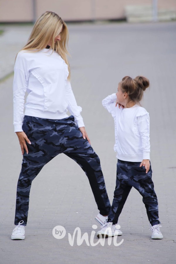 Unisex army baggy tepláčky