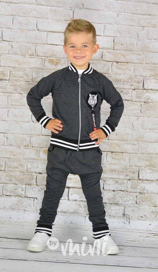 Tiger souprava šedá
