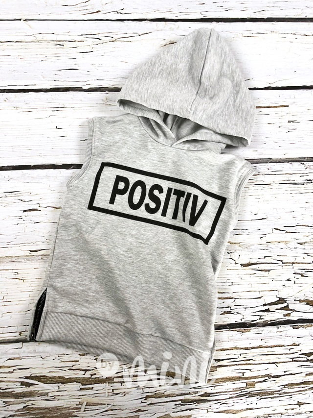 Šedá vesta POSITIV
