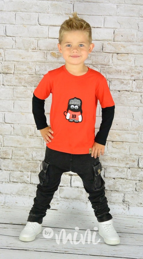 Soft black baggy kapsáče alá jeans