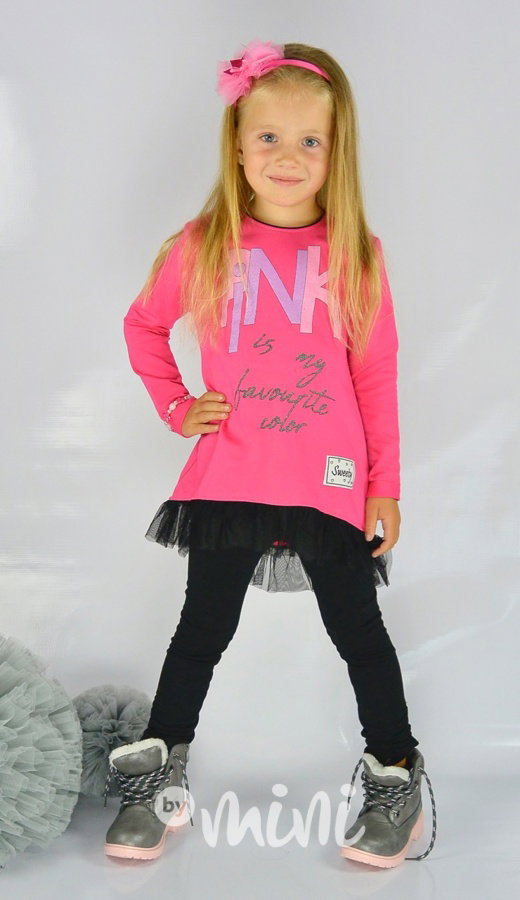 My color tunika + legíny dark pink