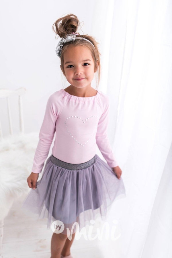 Grey silver tutu sukně