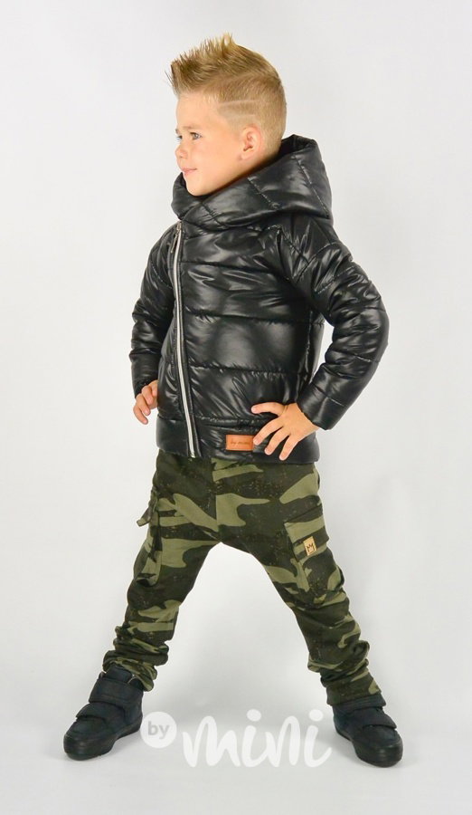 Černá chlapecká bunda