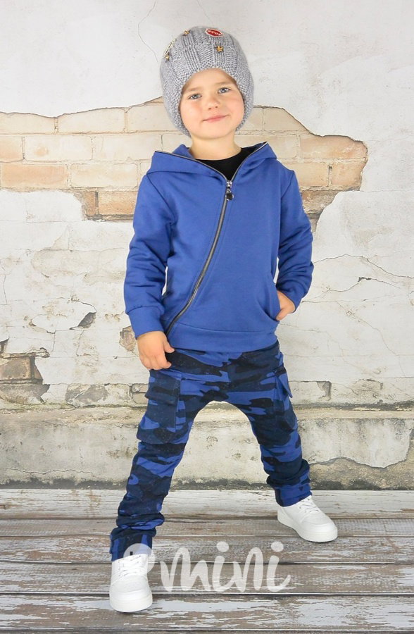 Zateplené blue army baggy kapsáče zip