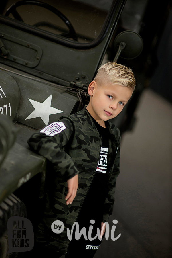 Chlapecká army mikina maskáč