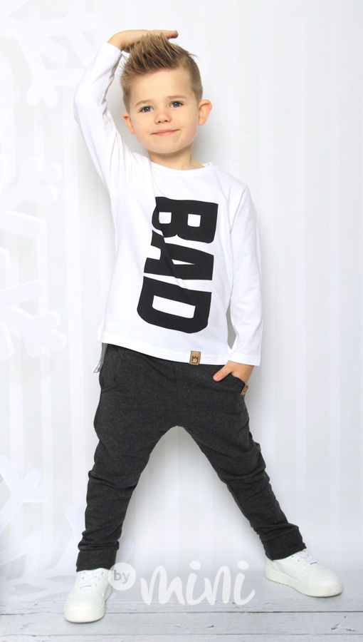 Dark grey chlapecké tepláky - BASIC