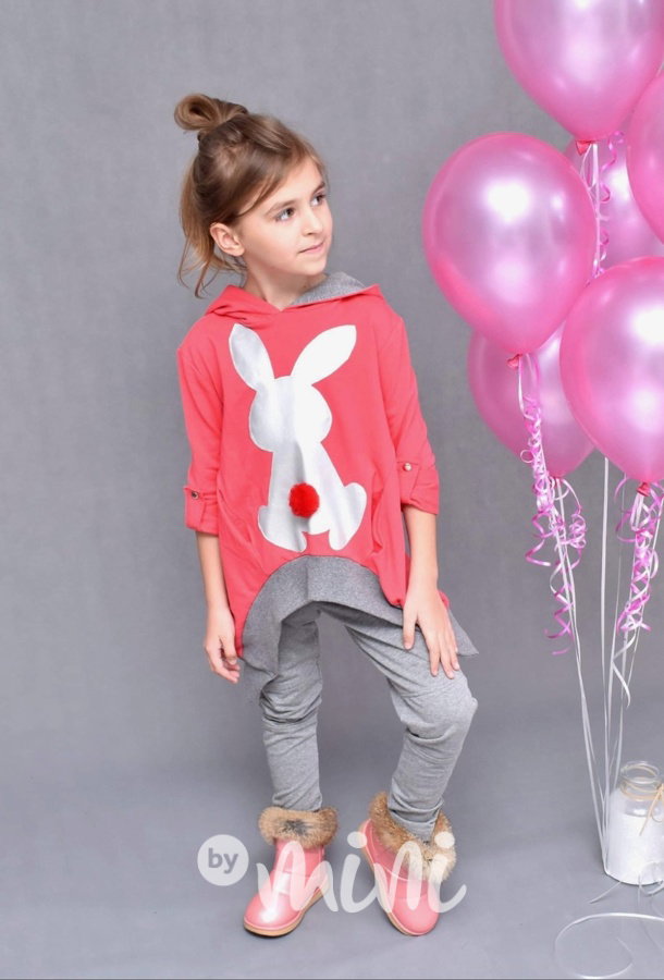Pink bunny atypická long mikča
