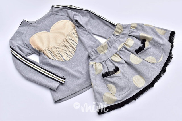 GOLD heart komplet