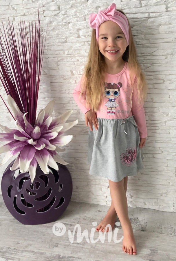 Cutie šatečky pink