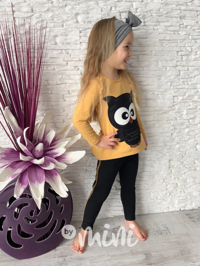 Sovička komplet mustard
