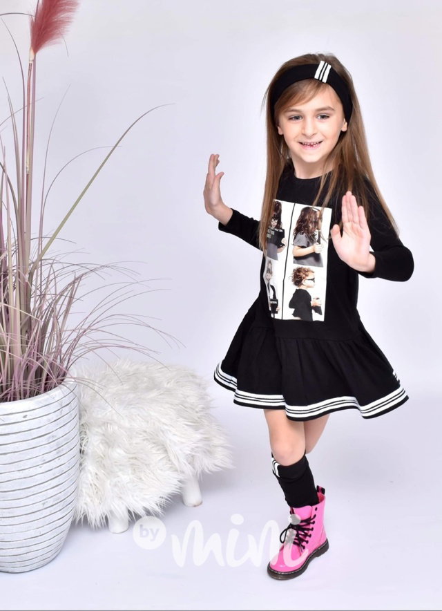 4ks Black dress komplet