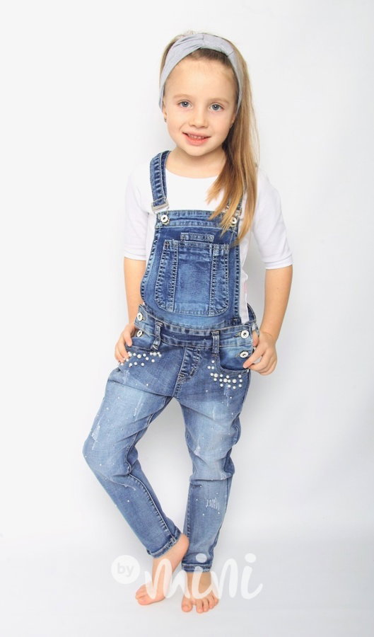 Jeans odepínatelné lacláče
