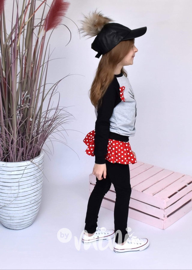 Dívčí komplet - Mickey Mouse šaty - Minnie