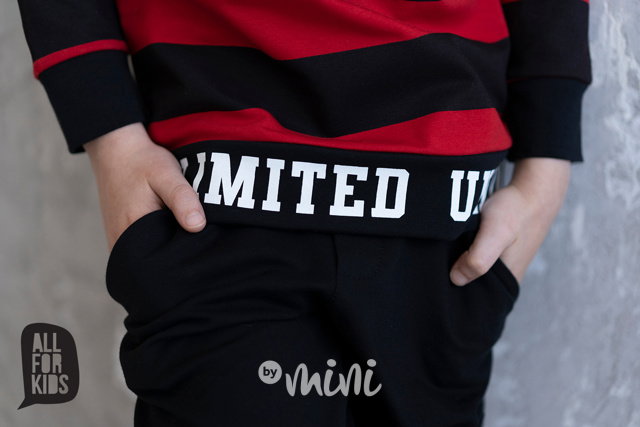 Unlimited souprava black/red