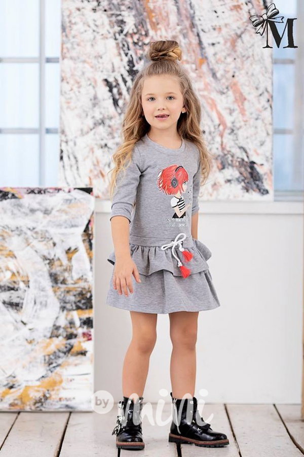 Music dress grey