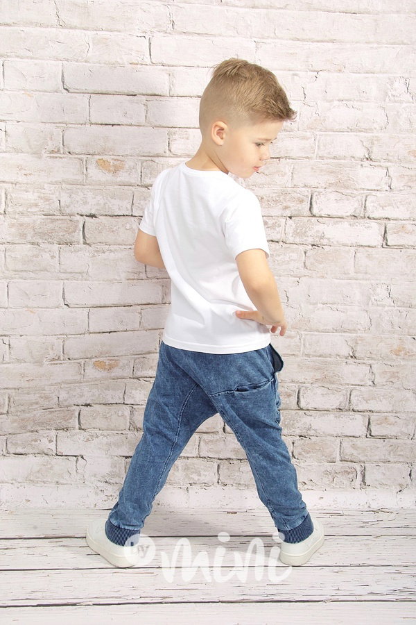 Jeans chlapecké baggy tepláčky NEW
