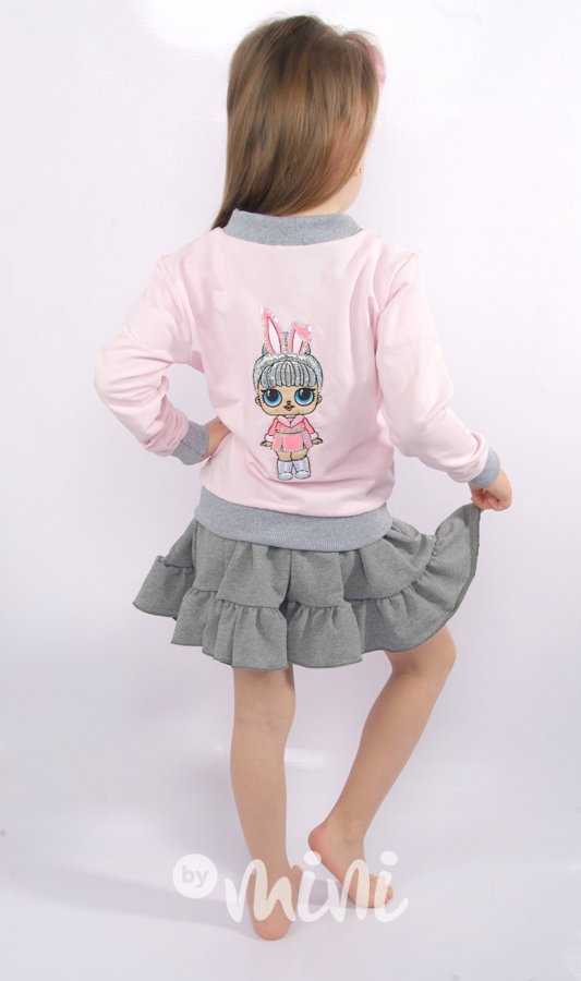 Bunny LOL mikina růžová