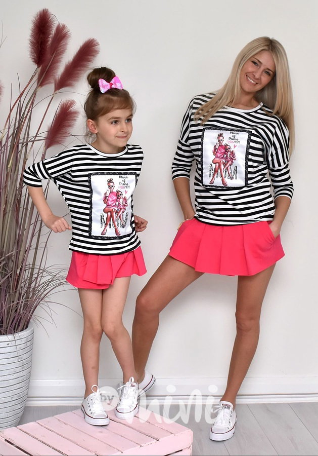 Skirtshorts malinové