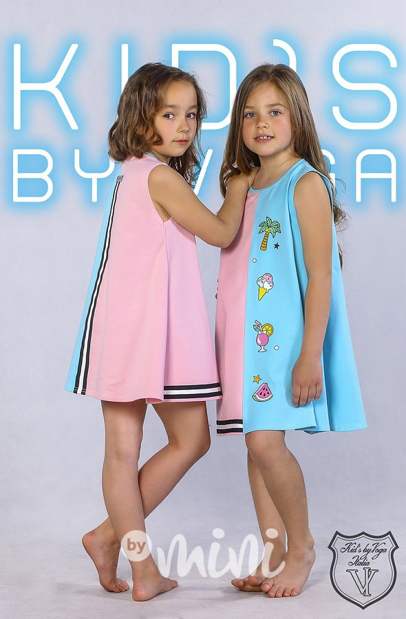 Bubble gum duo dress