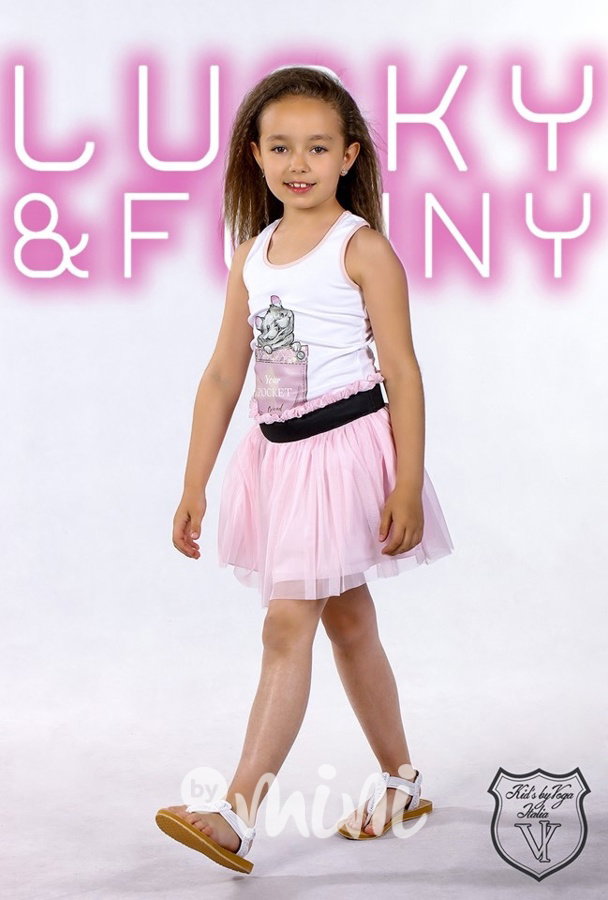 Topík + barbie pink tutu tylová sukýnka