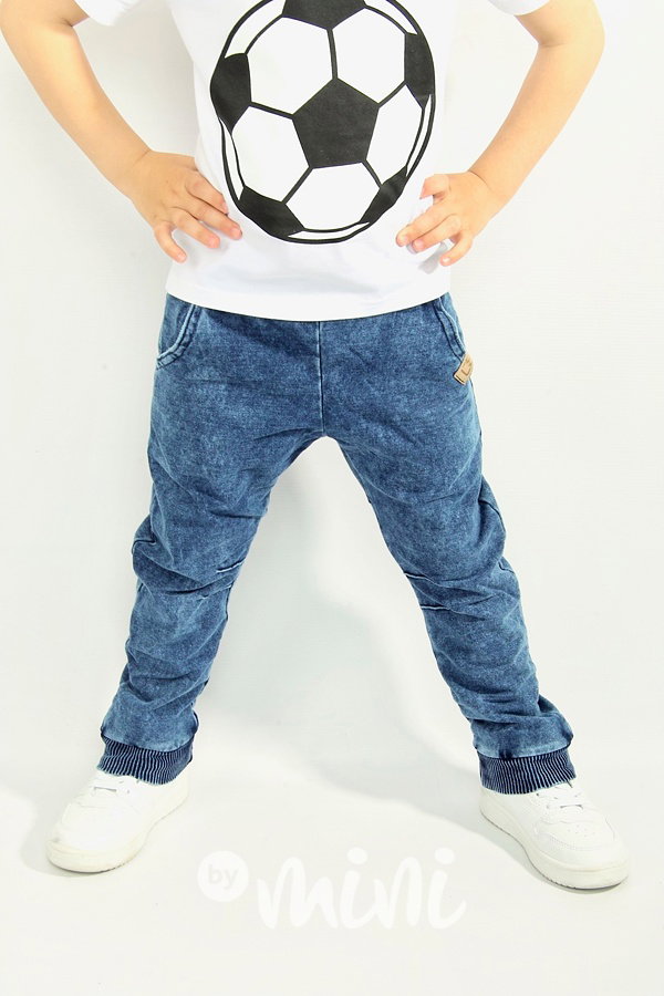 Denim blue chlapecké tepláčky