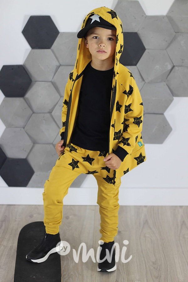Mustard star baggy tepláčky