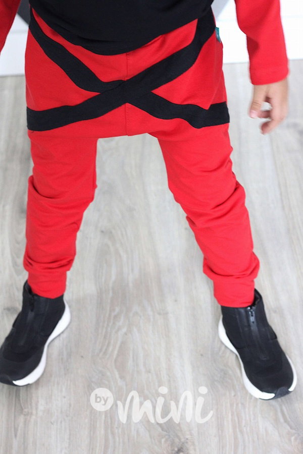 eXtra baggy tepláčky červené