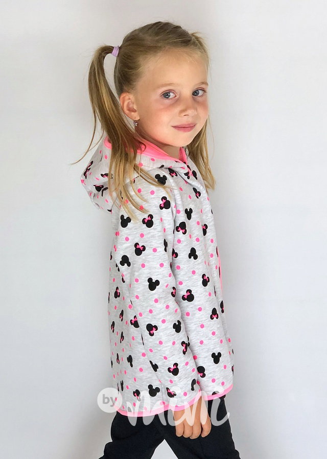 Podzimní dětská dívčí mikina minnie