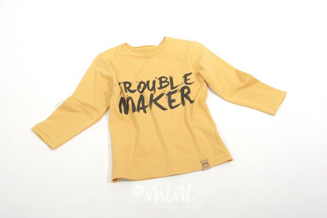 Trouble maker triko mustard